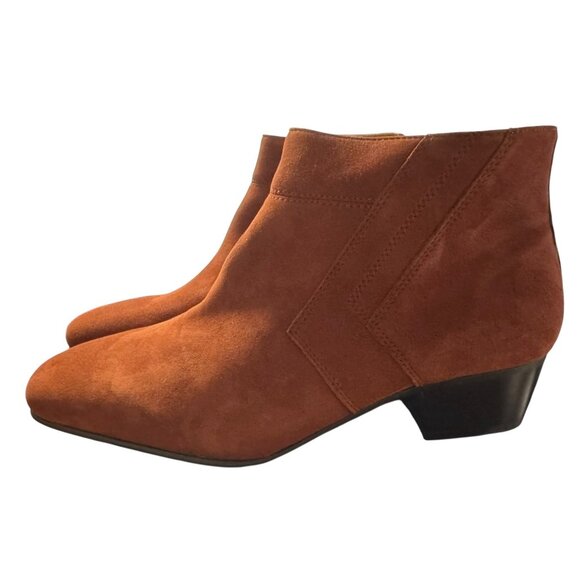 Giorgio Brutini Private Collection Men's Rust Suede Ankle Boots 8.5 NWB - Picture 4 of 9